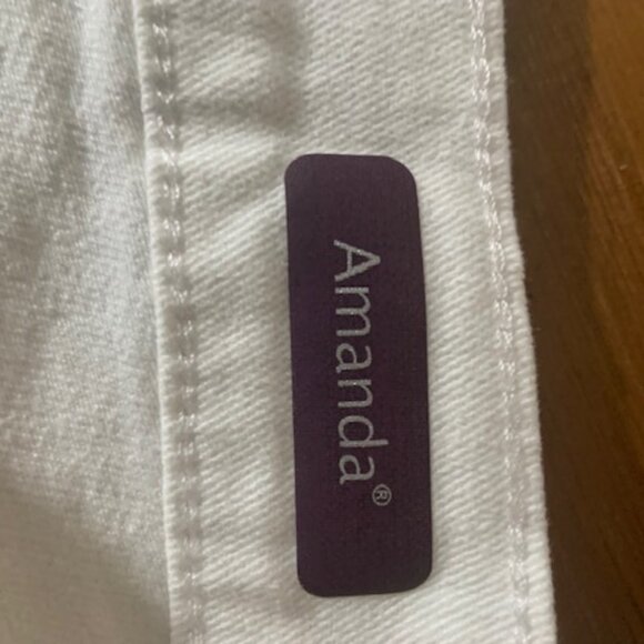 Gloria Vanderbilt Amanda Stretch Fit Jeans - White - Size 14 - Picture 5 of 6